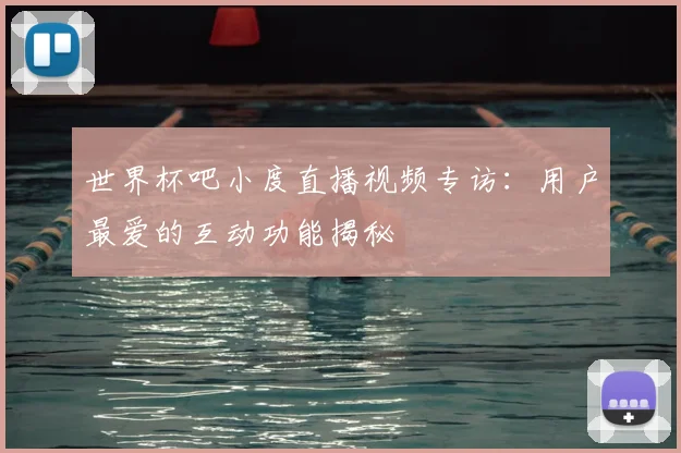 世界杯吧小度直播视频专访：用户最爱的互动功能揭秘