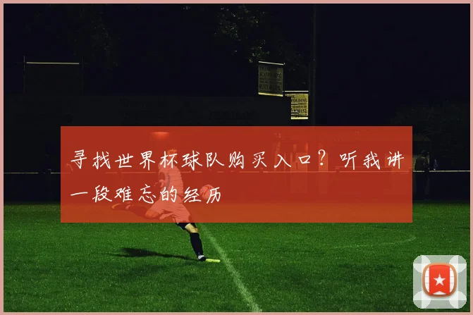寻找世界杯球队购买入口？听我讲一段难忘的经历